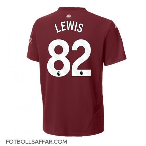 Manchester City Rico Lewis #82 Tredjeställ 2024-25 Kortärmad